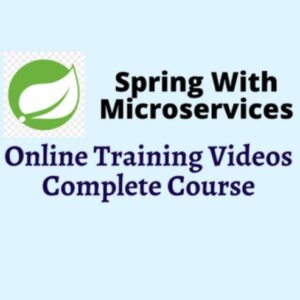 Spring With MicroServices Online Training Videos